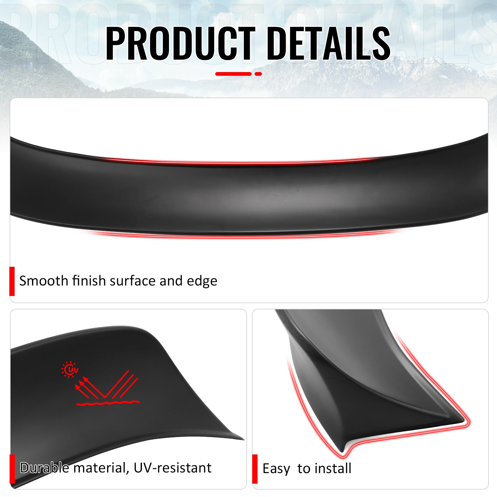 Trunk Spoiler for 2023-2026 Nissan Z 400Z Duckbill Style Matte