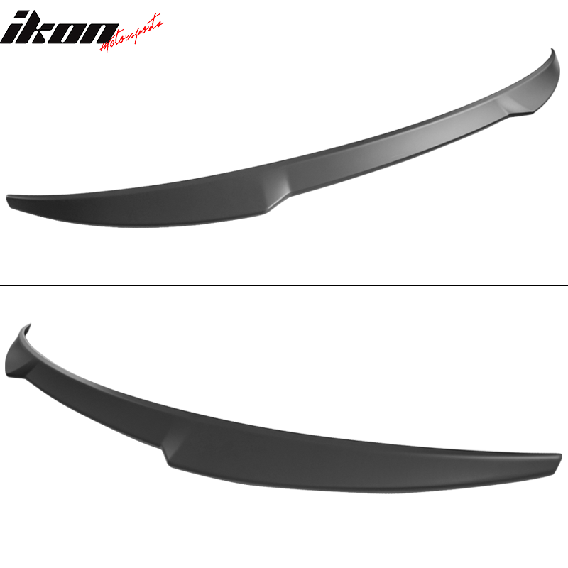 Fits 19-24 Nissan Altima M4 Style Rear Trunk Spoiler Wing ABS Unpainted Black