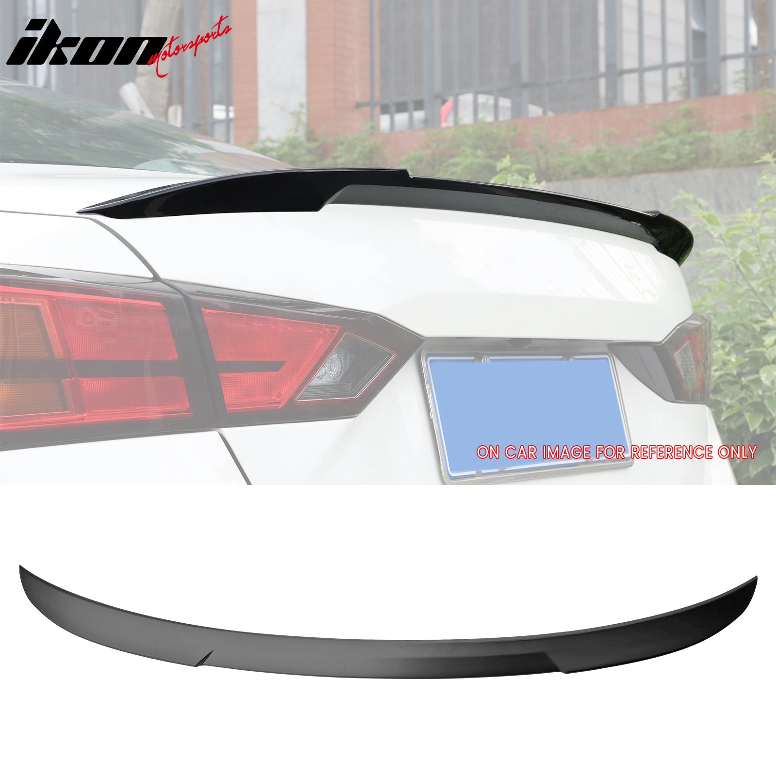 Fits 19-24 Nissan Altima 4DR IKON Style Rear Trunk Spoiler Wing ABS