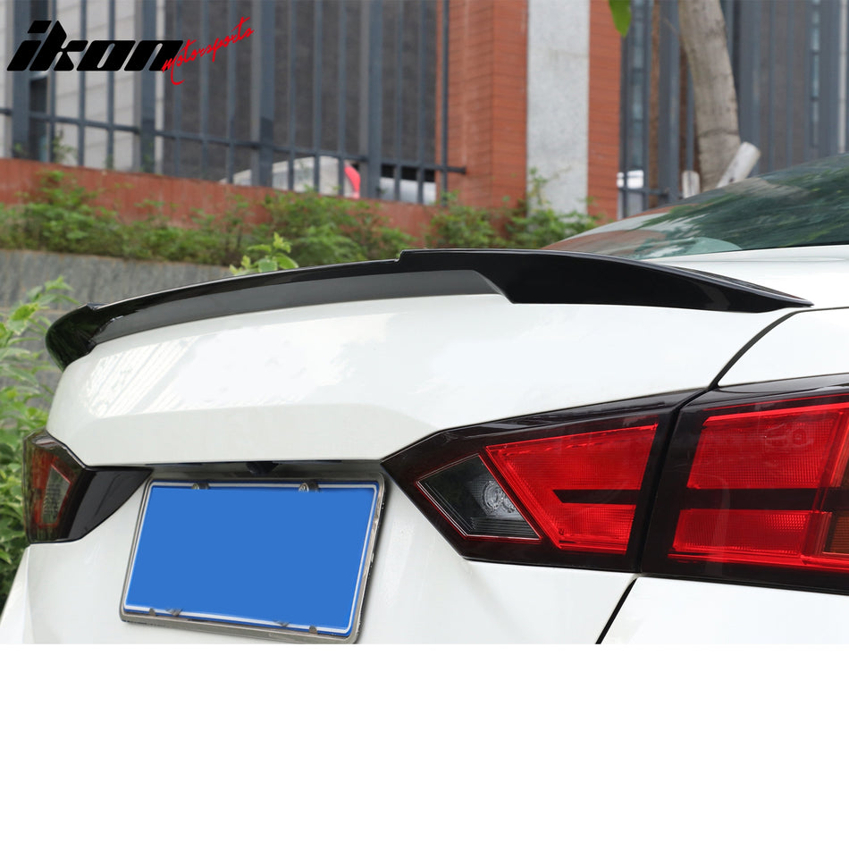 Fits 19-24 Nissan Altima 4DR IKON Style Rear Trunk Spoiler Wing ABS