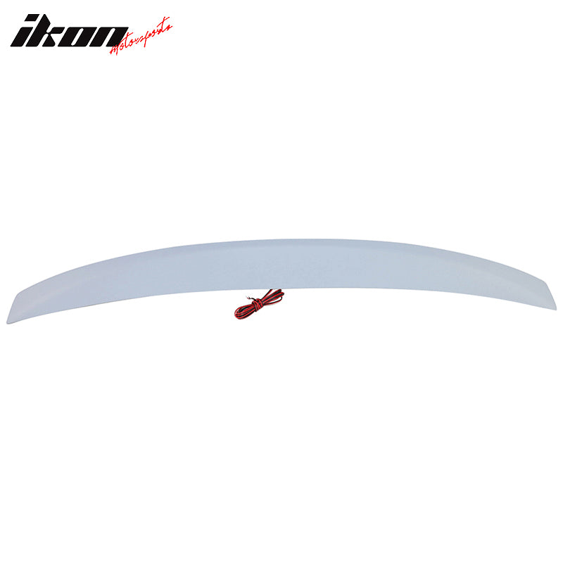 Fits 16-23 Nissan Maxima OE Style Rear Trunk Spoiler Wing ABS W/LED Brake Light
