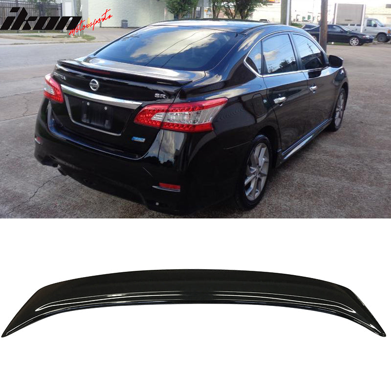Trunk Spoiler for Nissan Sentra 4Dr Sedan 2013-2019 Painted ABS