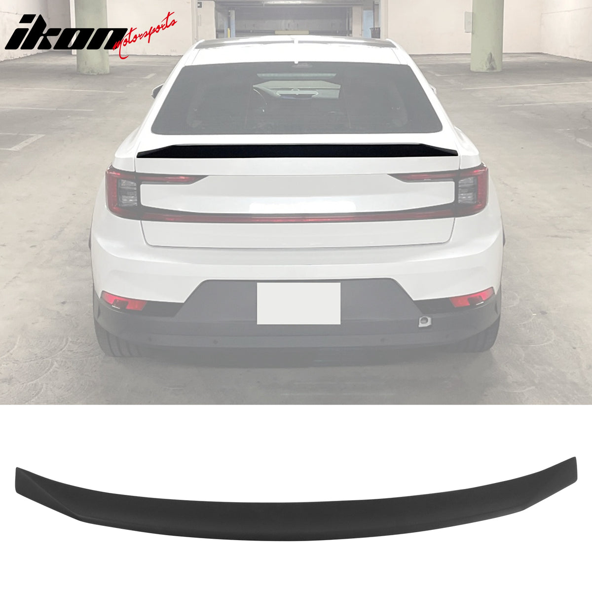 IKON MOTORSPRTS, Trunk Spoiler Compatible With 2021-2023 Polestar 2, X ...
