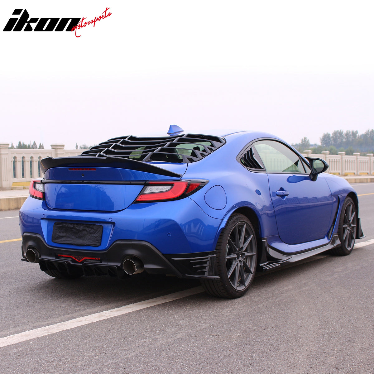 Fit 22-24 Subaru BRZ & Toyota GR86 V Style Rear Trunk Spoiler