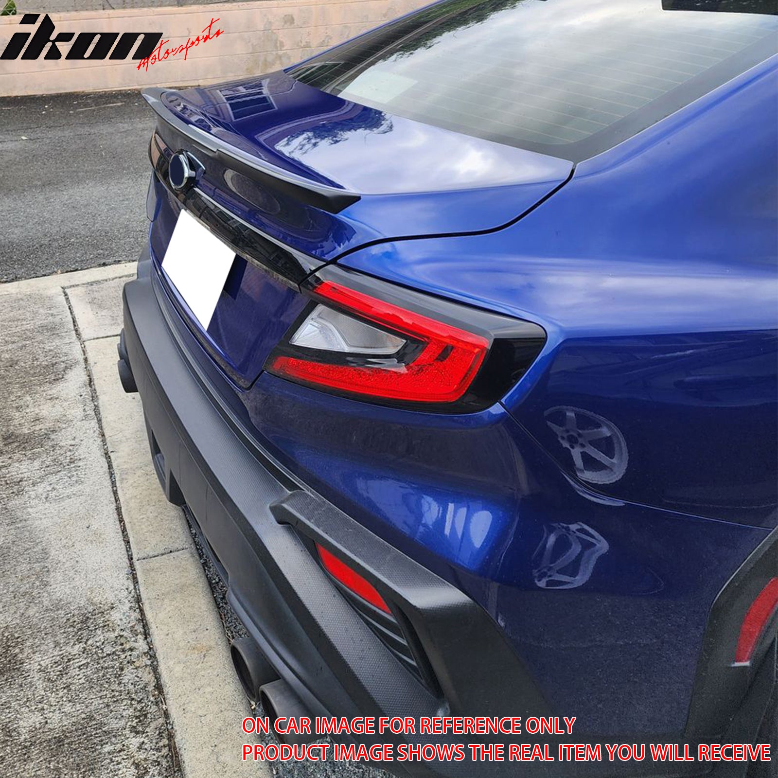 IKON MOTORSPORTS, Trunk Spoiler Compatible with Fits 2022-2025