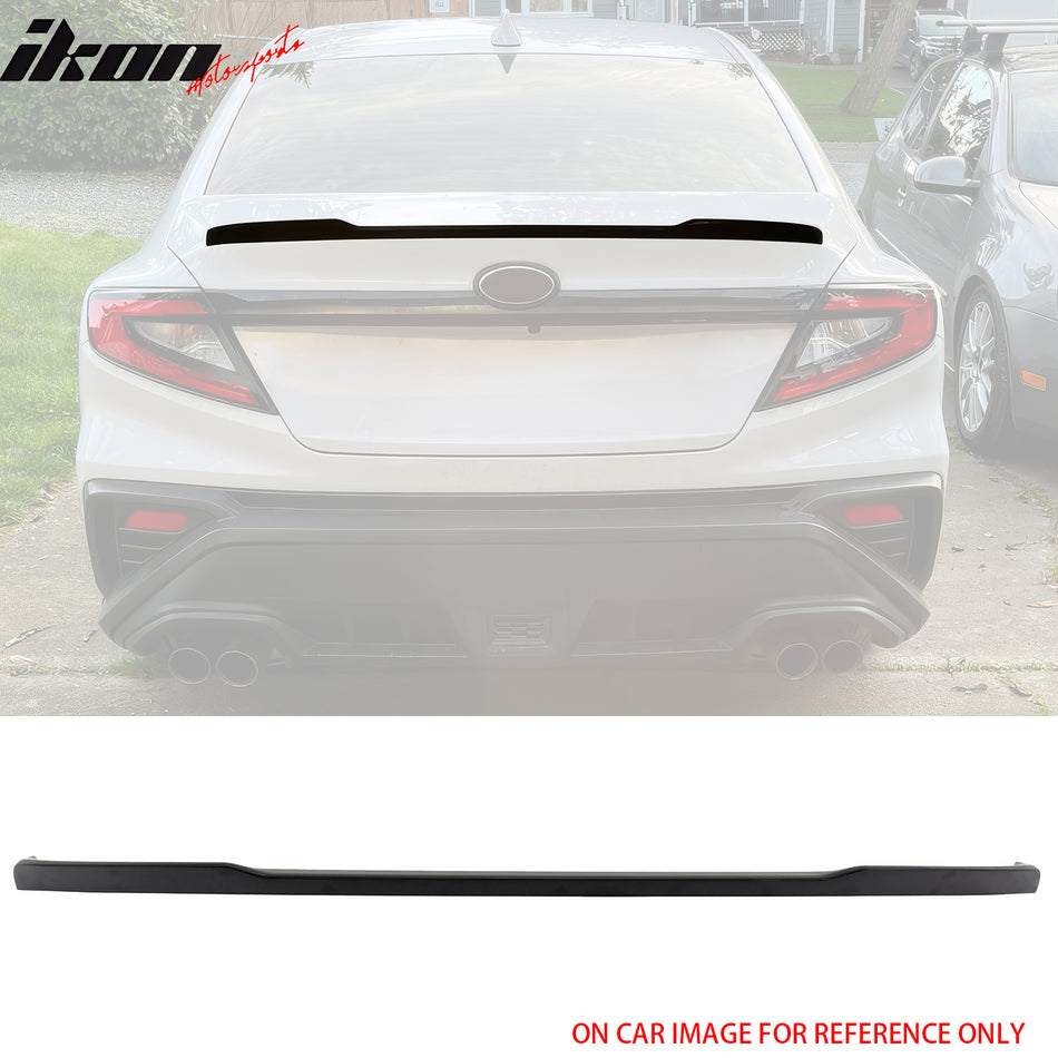 2022-2024 Subaru WRX D Style Gloss Black Rear Trunk Spoiler ABS