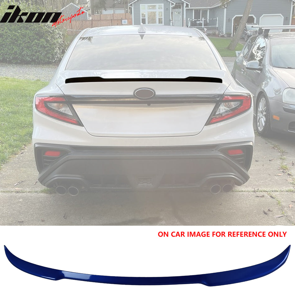 2022-2024 Subaru WRX D Style Painted #K7X Rear Trunk Spoiler ABS