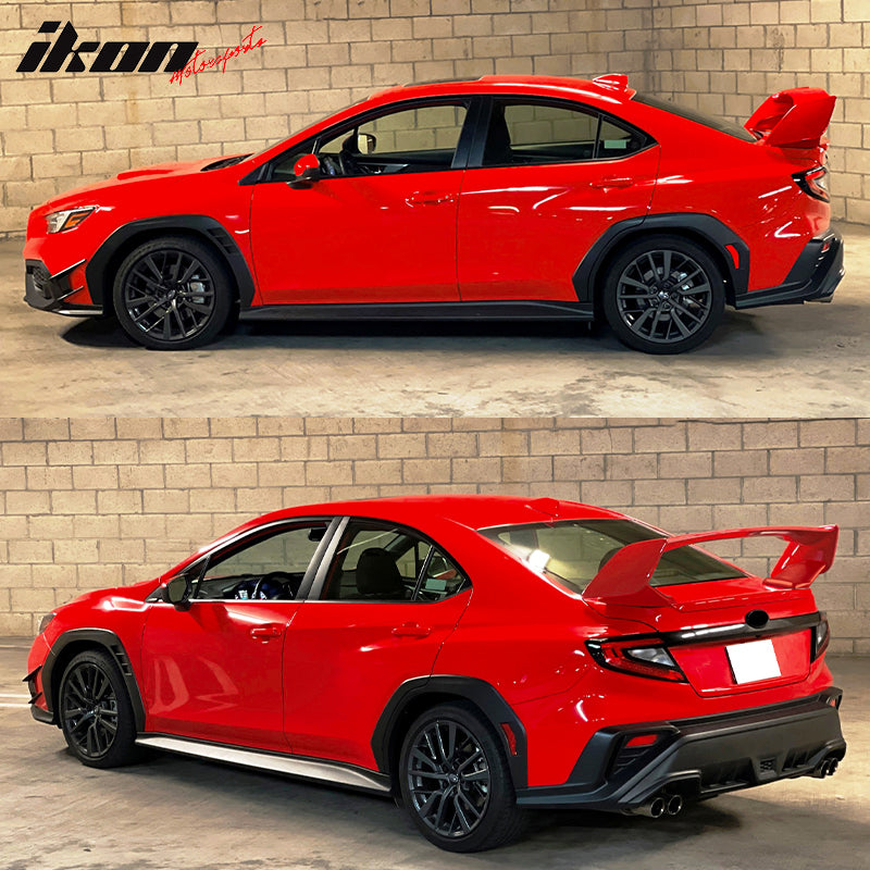 IKON MOTORSPORTS, Trunk Spoiler Compatible With 2022-2024 Subaru