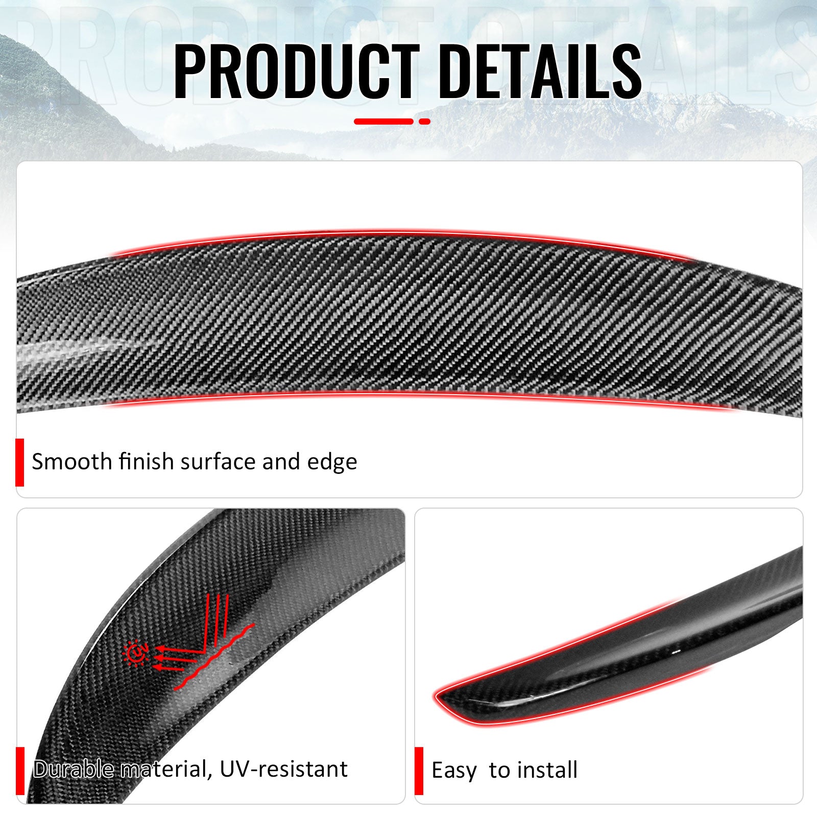 Closeout! Fits 13-20 Scion FR-S/Subaru BRZ/Toyota 86 Trunk Spoiler Carbon Fiber