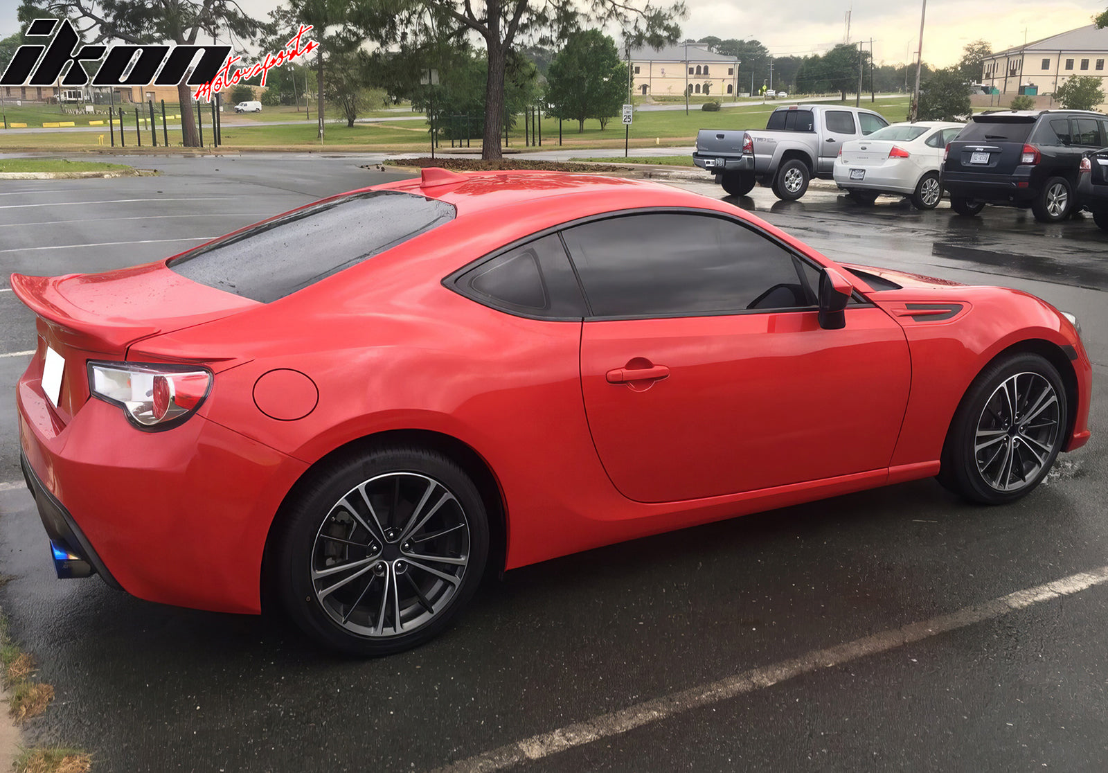 Fits 13-20 Scion FRS/Subaru BRZ/Toyota 86 TRD Trunk Spoiler ABS Painted #C7P Red