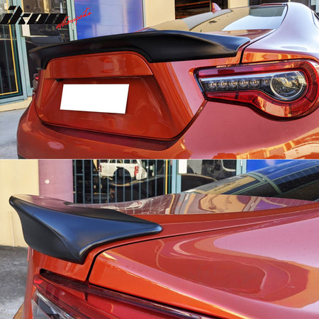 For 13-20 Scion FRS/Subaru BRZ/Toyota 86 TRD Style Trunk Spoiler Matte Black ABS