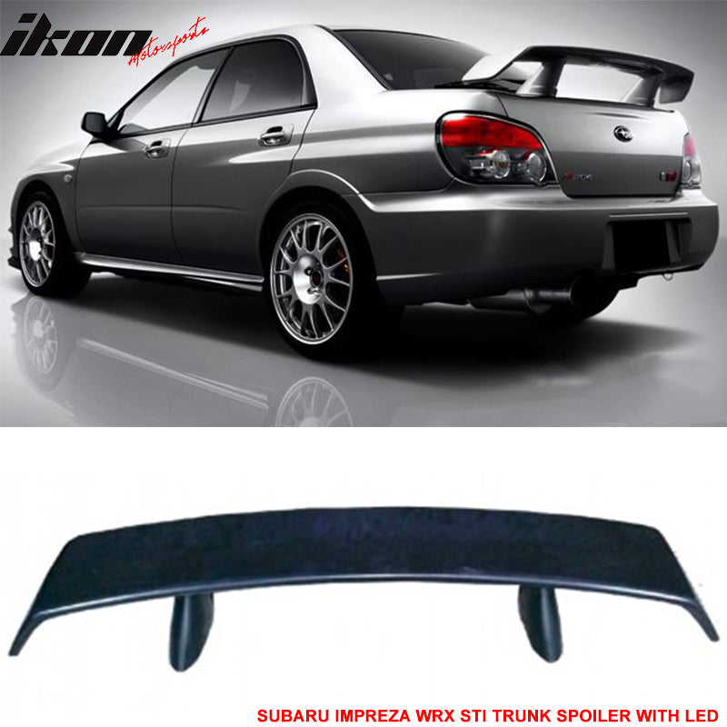 2002-2007 Subaru Impreza WRX STI Unpainted OE Style Rear Spoiler Wing