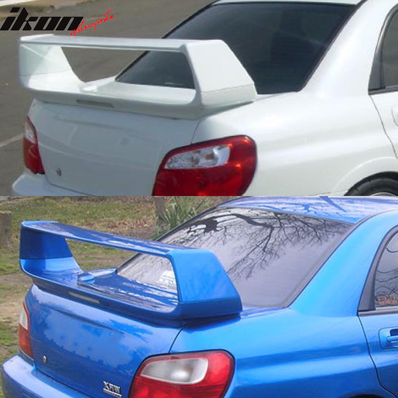 Compatible With 2002-2007 Subaru Impreza WRX Sti Factory Trunk Spoiler Wing & 3RD Brake Light