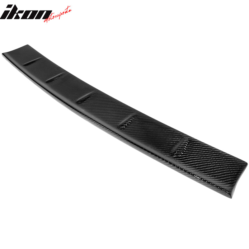 Fits 08-14 Subaru Impreza 3rd WRX STI Style Trunk Spoiler Carbon Fiber Boot Trim