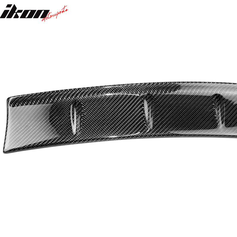 Fits 08-14 Subaru Impreza 3rd WRX STI Style Trunk Spoiler Carbon Fiber Boot Trim