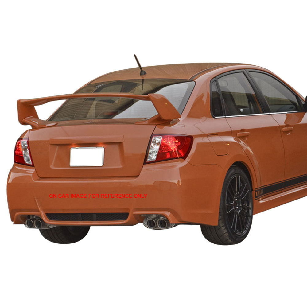 Fit 08-14 Subaru WRX 08-11 Impreza STI ST Style 4Dr Trunk Spoiler Wing (ABS)