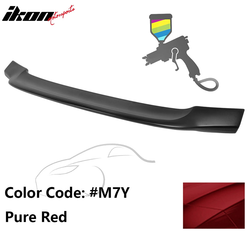 2015-2021 Subaru WRX PSM Painted #M7Y Pure Red Trunk Spoiler ABS