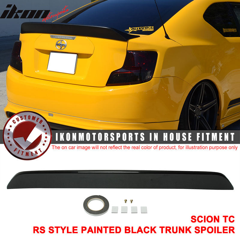 Fits 11-16 Scion TC RS Style Trunk Spoiler - ABS