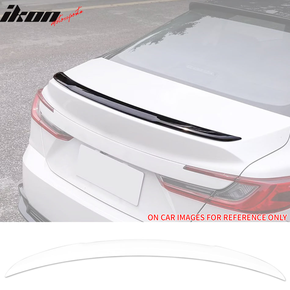 2025-2026 Toyota Camry XV80 9th Gen OE Style White Trunk Spoiler ABS