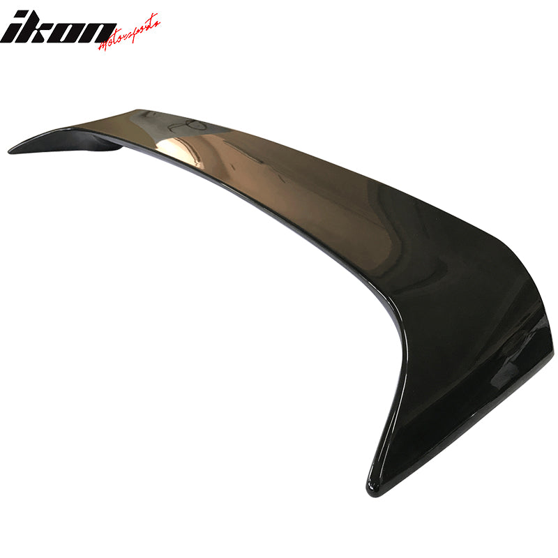 IKON MOTORSPORTS, Trunk Spoiler Compatible with 2002-2006 Toyota Camry 4Dr Sedan, Rear Trunk Spoiler Wing Lip Body Kit ABS Plastic OE Style Painted #01 10 1E1 Alpine Mist Metallic, 2003 2004 2005