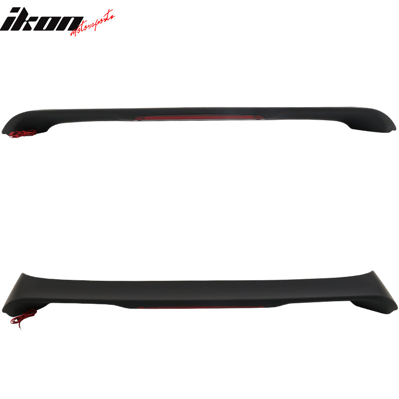 Fits 02-06 Toyota Camry OE Factory Style Matte Black LED Rear Trunk Wing Spoiler
