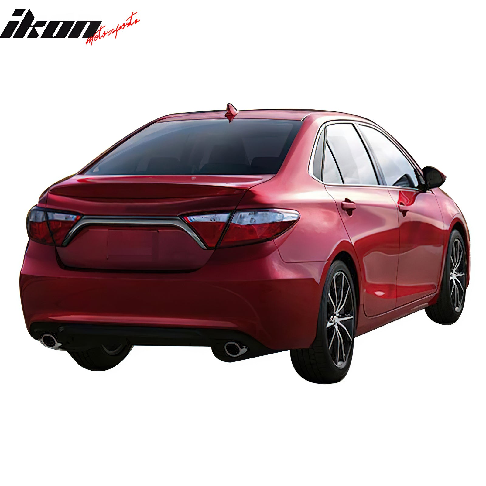 Fits 15-17 Toyota Camry Sedan Flush Mount Trunk Spoiler ABS Painted #3R3 Red