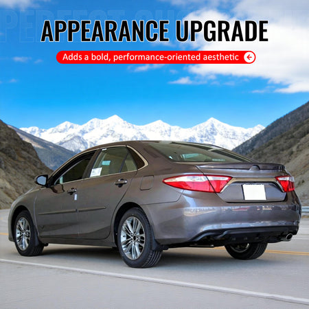 For 15-17 Toyota Camry XV50 OE Style Gloss Black Duckbill Rear Trunk Spoiler ABS