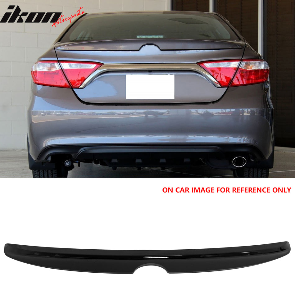2015-2017 Toyota Camry OE Style Gloss Black Rear Trunk Spoiler Wing ABS