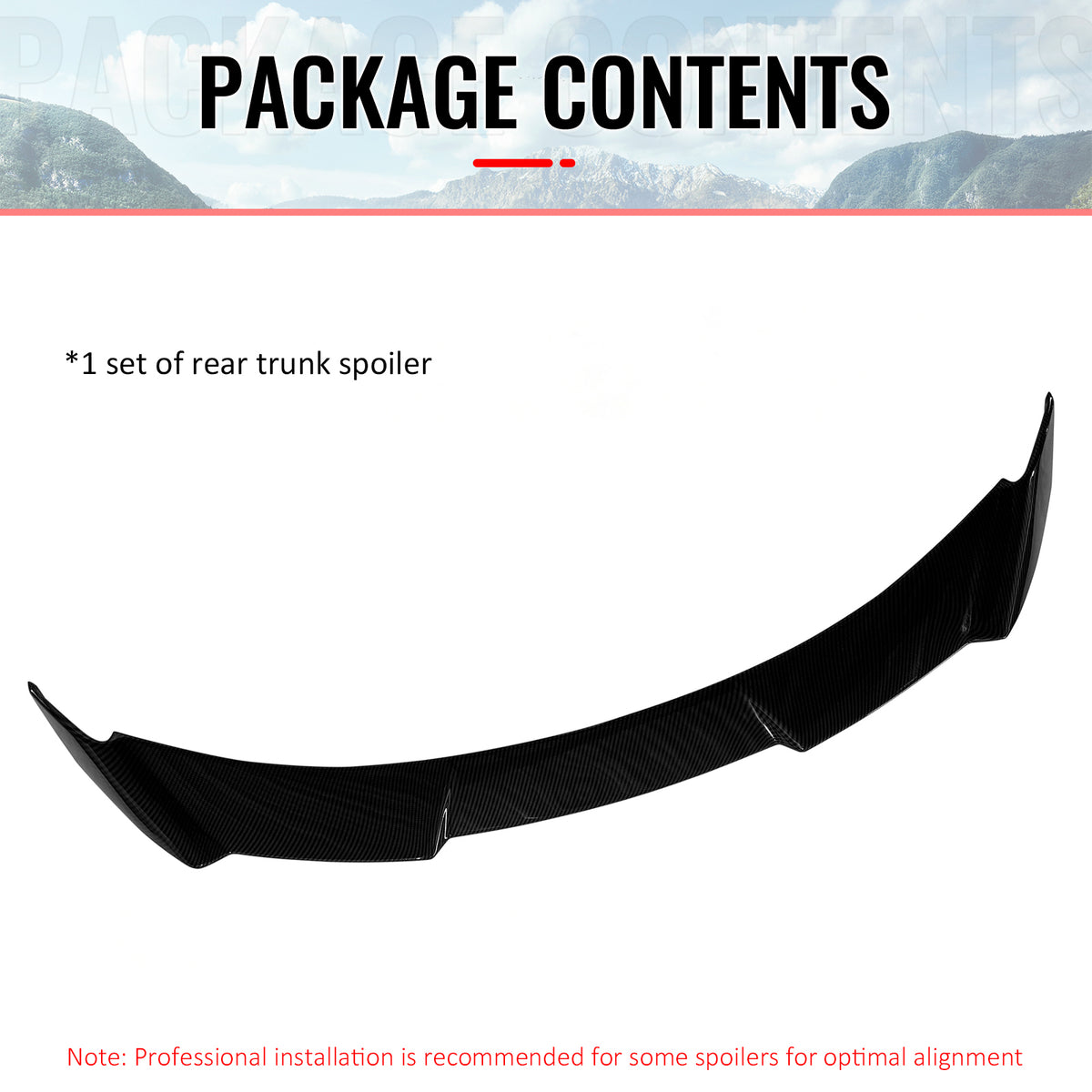 Fits 18-24 Toyota Camry XV70 8th KN Style Trunk Spoiler Wing Carbon Fiber Print