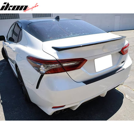 Fits 18-24 Toyota Camry OE Style Flush Mount Rear Trunk Spoiler Wing Gloss Black