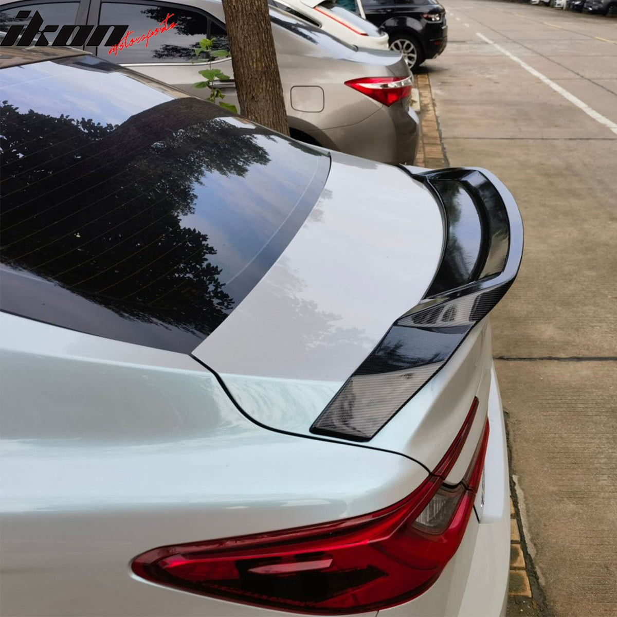 Fits 25-26 Toyota Camry XV80 9th R Style Trunk Spoiler Wing Carbon Fiber Print