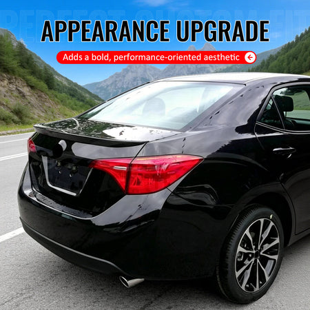 Fits 14-19 Toyota Corolla Sedan OE Style Rear Trunk Spoiler Wing Gloss Black ABS