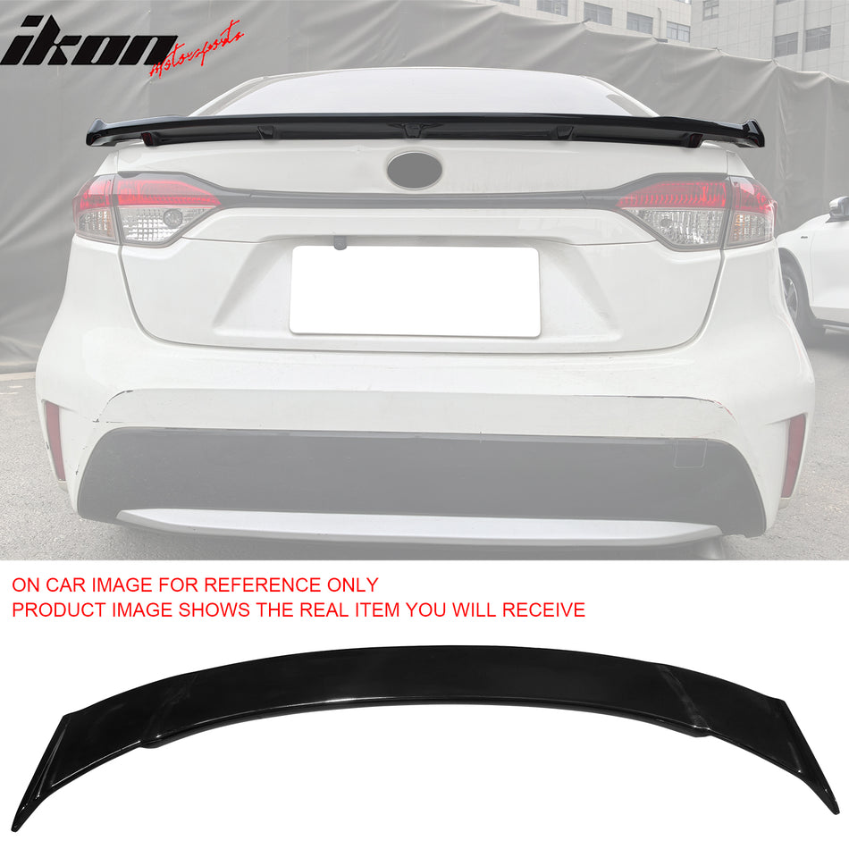 2020-2025 Toyota Corolla Sedan Apex Style Gloss Black Trunk Spoiler