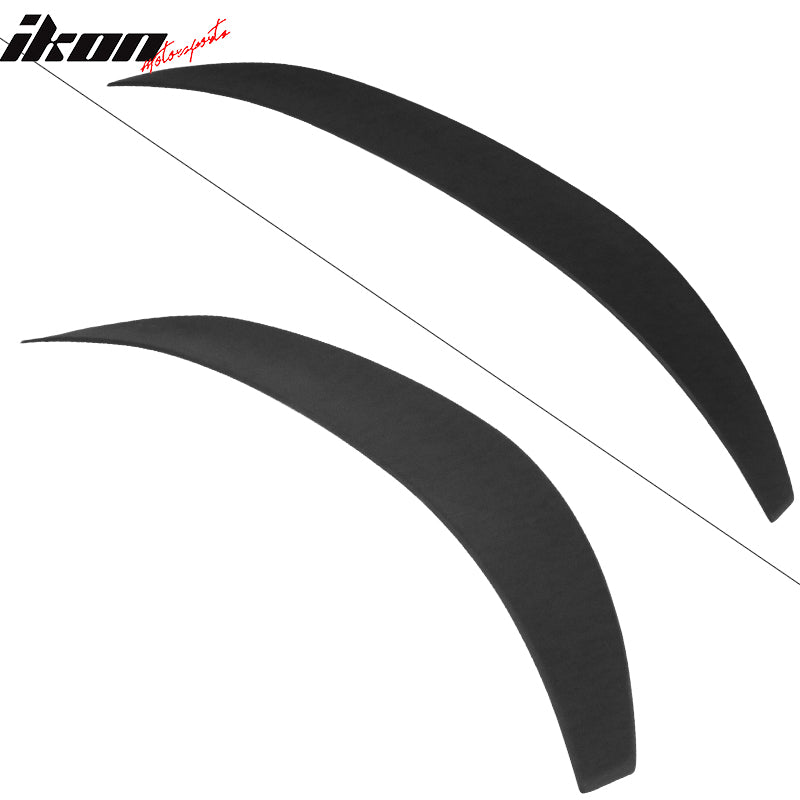 IKON MOTORSPORTS, Trunk Spoiler Compatible With 2020 - 2022 Toyota Corolla Sedan, IKON Style Rear Trunk Boot Lid Wing