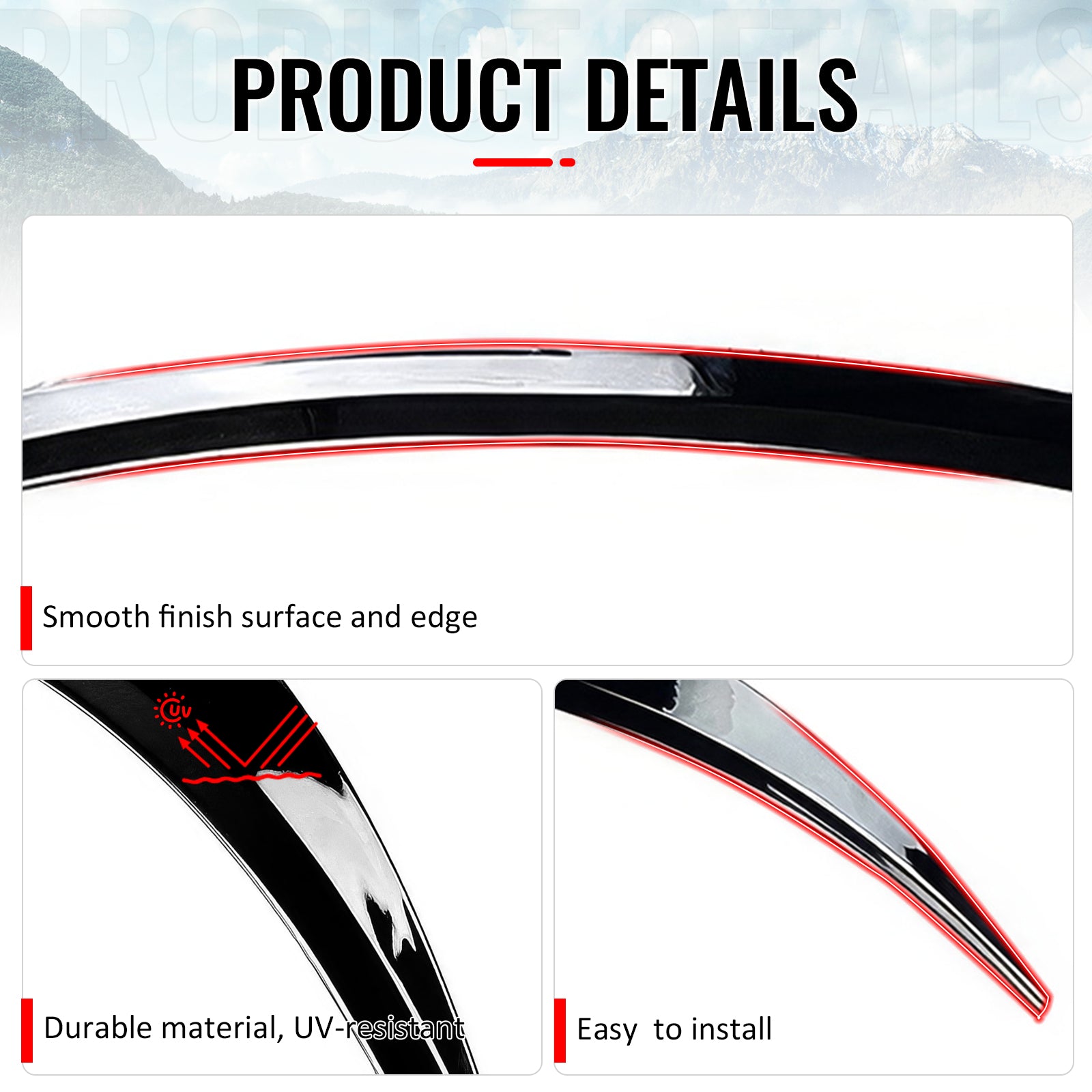 Fits 17-23 Tesla Model 3 MX Style Rear Trunk Lid Spoiler Wing Lip Gloss Black