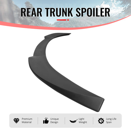 Fits 17-26 Tesla Model 3 Performance Rear Trunk Spoiler Wing Matte Black - ABS