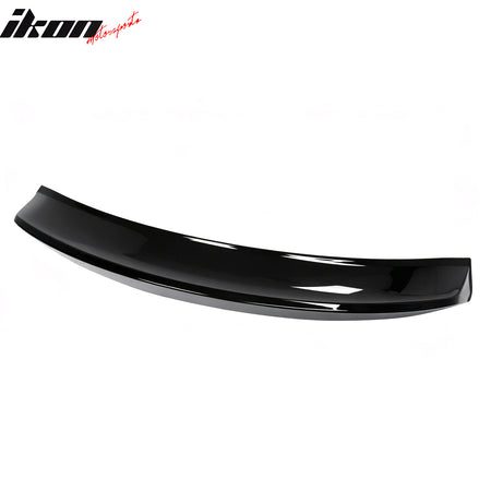 Fits 24-26 Tesla 3 Duckbill IKON Style Trunk Spoiler Gloss Black Rear Wing ABS