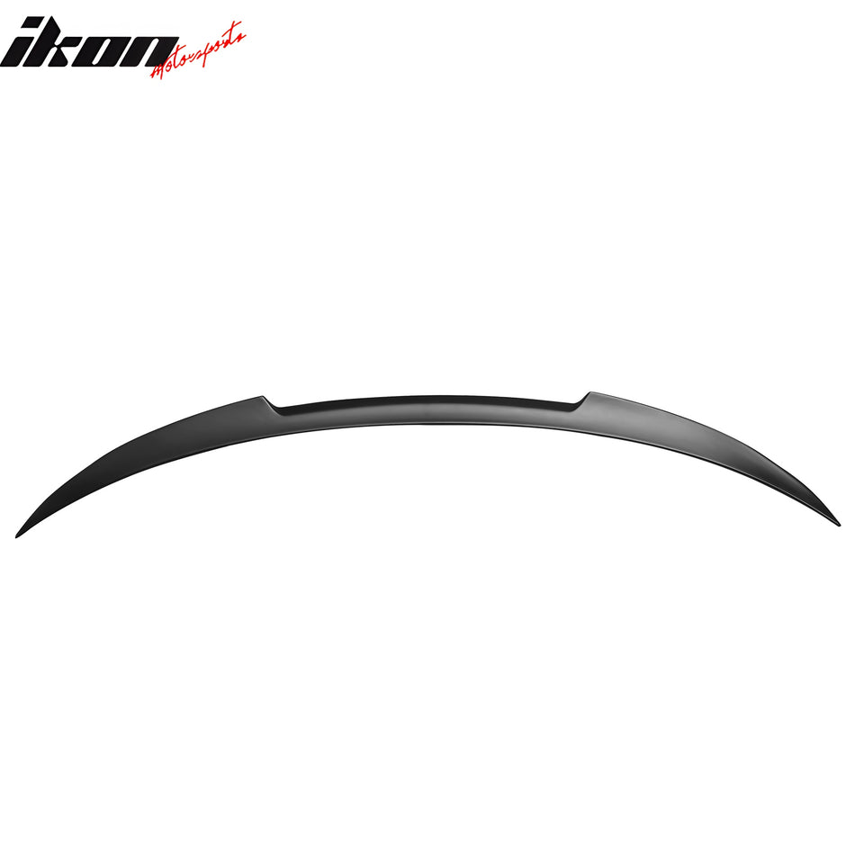 2024-Up Tesla Model 3 V Style Matte Black Rear Trunk Spoiler Wing ABS