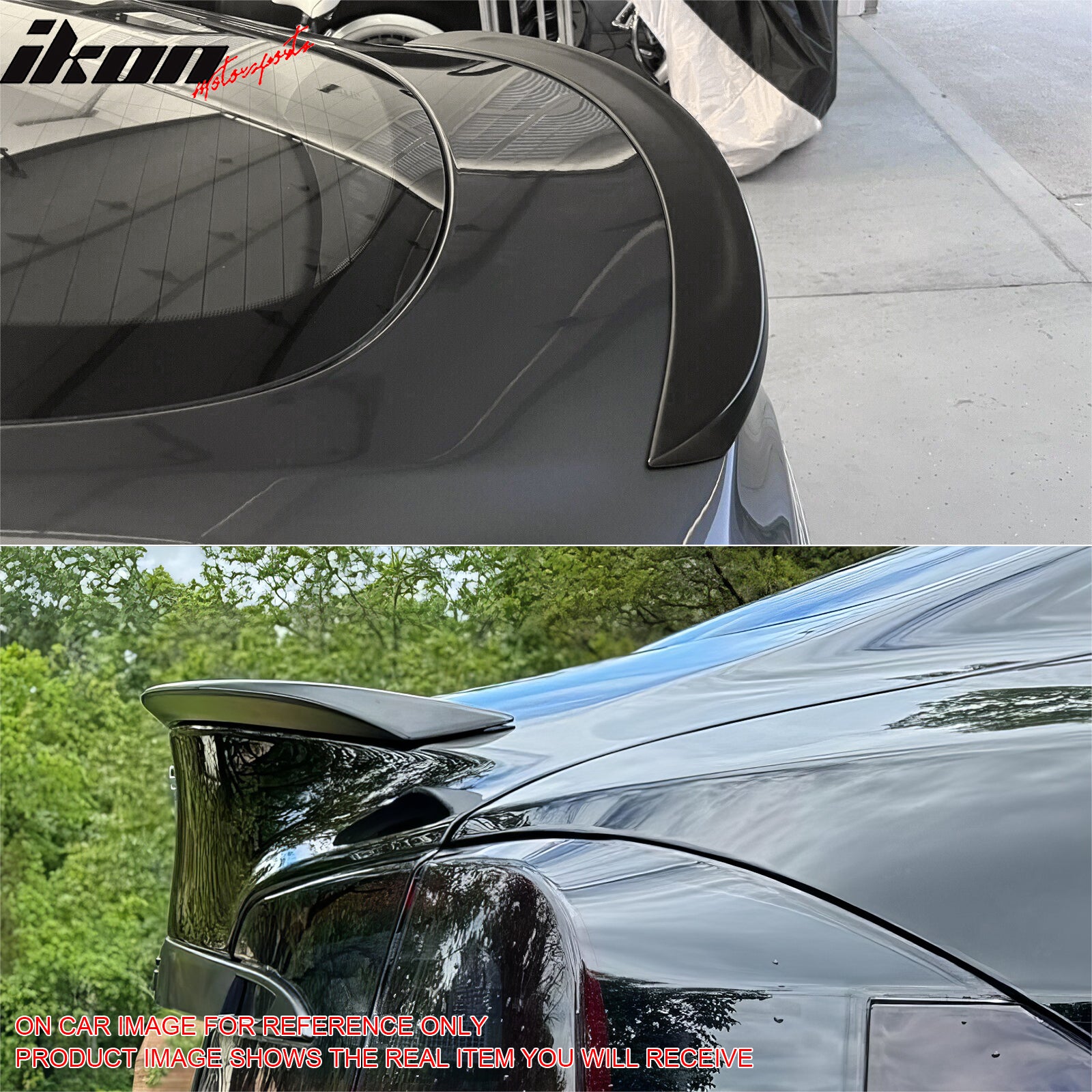 Fits 12-25 Tesla Model S OE Style Rear Trunk Spoiler Wing Lip Painted #PMTG Gray