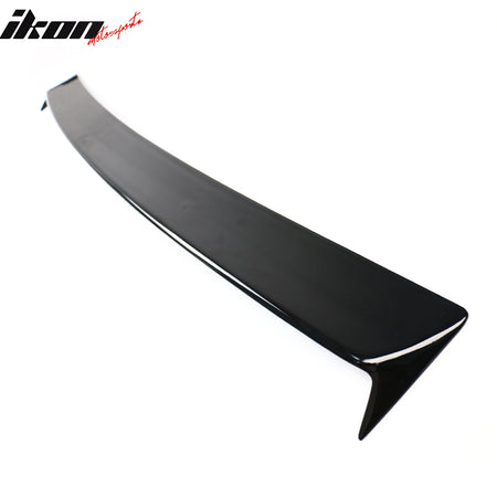 Fits 20-24 Tesla Model Y Gloss Black Rear Roof Spoiler Wing Lip Windshield ABS