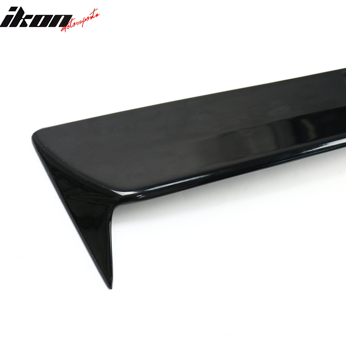 IKON MOTORSPORTS, Rear Window Roof Spoiler Compatible with 2020-2024 Tesla Model Y, Blow Molding ABS Top Roofline Windshield Visor Spoiler Wing