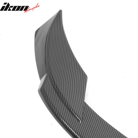 Fits 20-24 Tesla Model Y Sport Style Trunk Spoiler Wing Carbon Fiber Print ABS