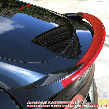 Fits 20-25 Tesla Model Y Sport Style Trunk Spoiler Wing Tail Lip Gloss Black ABS