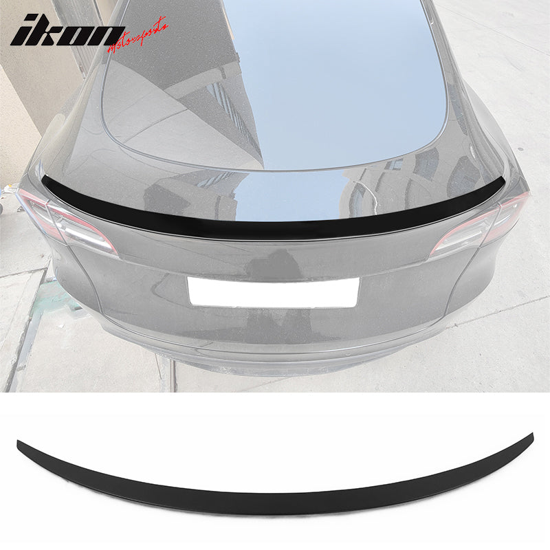 IKON MOTORSPORTS, Rear Trunk Spoiler Compatible With 2020-2023