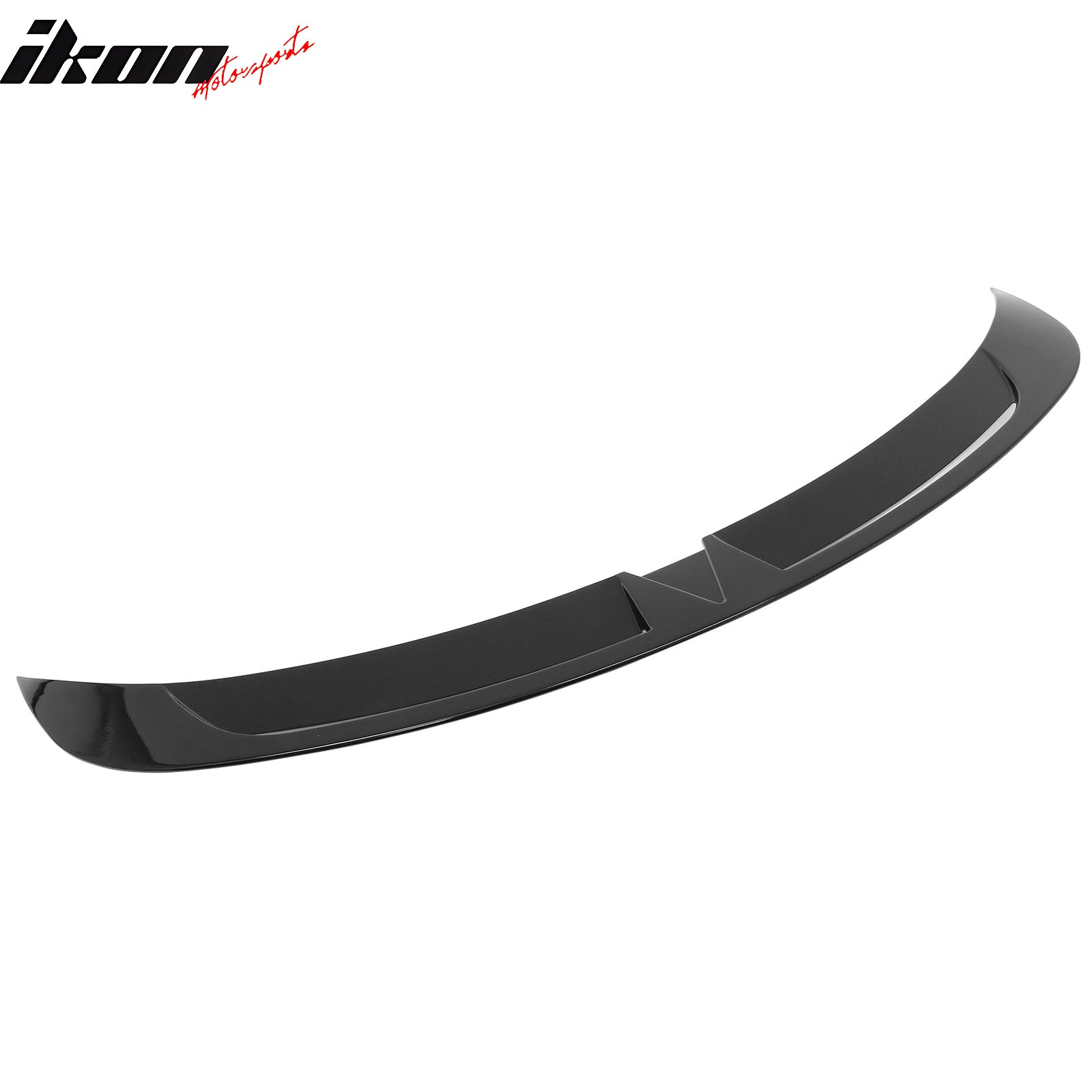 Fits 25-26 Tesla Model Y Trunk Spoiler Gloss Black Rear Wing ABS V2 Decklid Trim