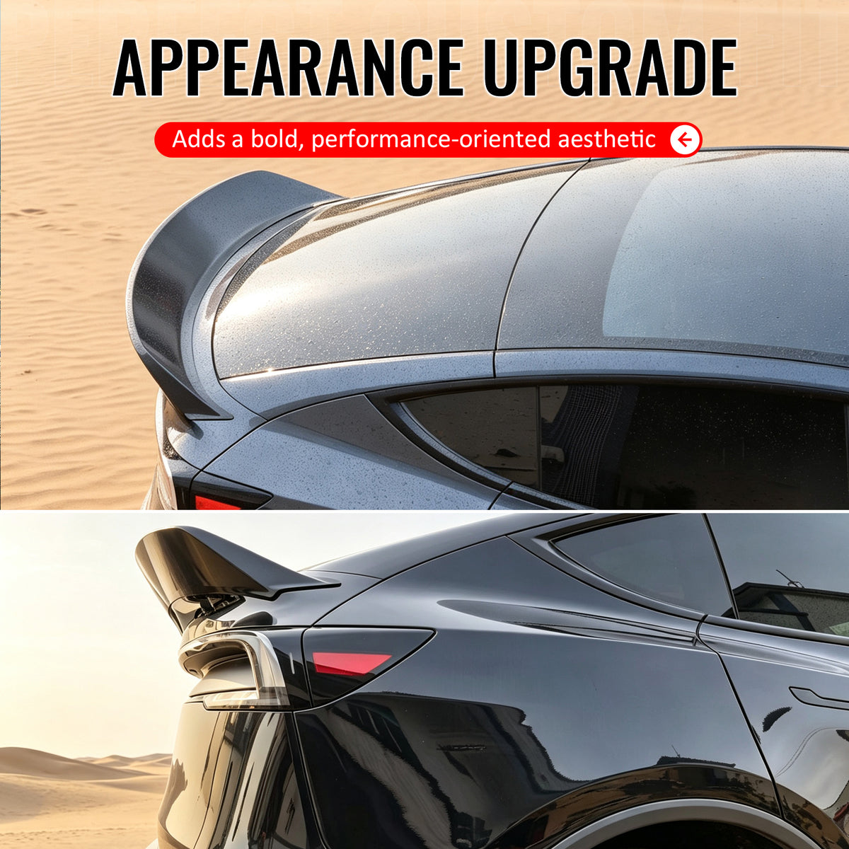 Fits 26-27 Tesla Model Y Juniper IKON Style Trunk Spoiler Carbon Fiber Print