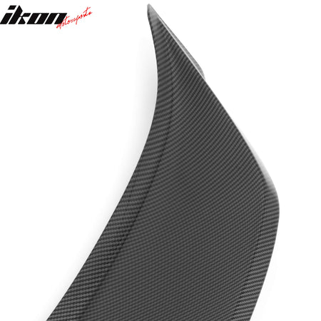 Fits 26-27 Tesla Model Y Juniper IKON Style Trunk Spoiler Carbon Fiber Print