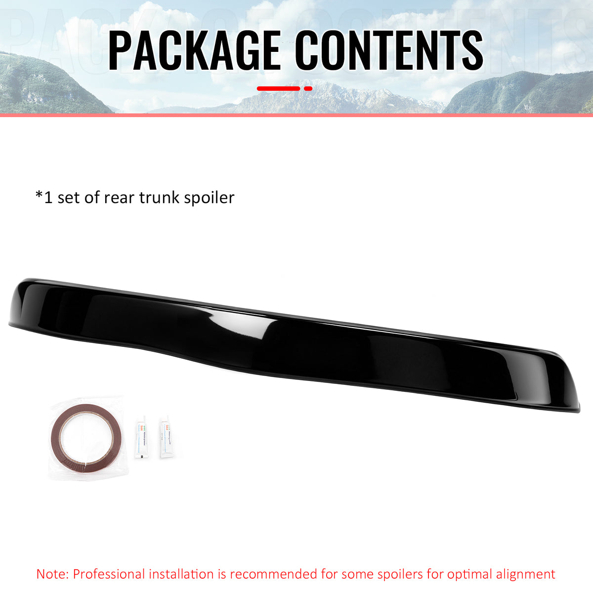 Fits 26-27 Tesla Model Y Juniper IKON Style Duckbill Trunk Spoiler Gloss Black