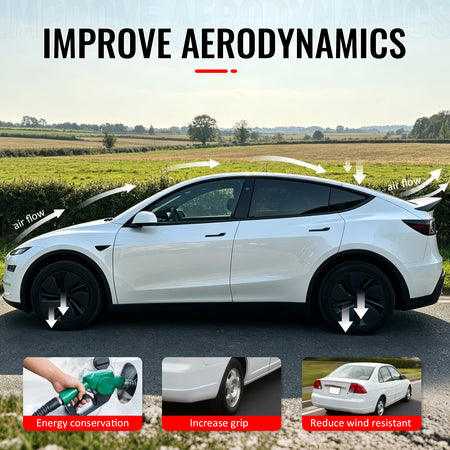 Fits 26-27 Tesla Model Y Juniper IKON Style Duckbill Trunk Spoiler Gloss Black