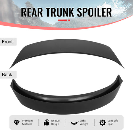 Fits 26-27 Tesla Model Y Juniper IKON Style Duckbill Trunk Spoiler Matte Black